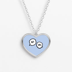 Hi Hi - Heart TV Heart Necklace