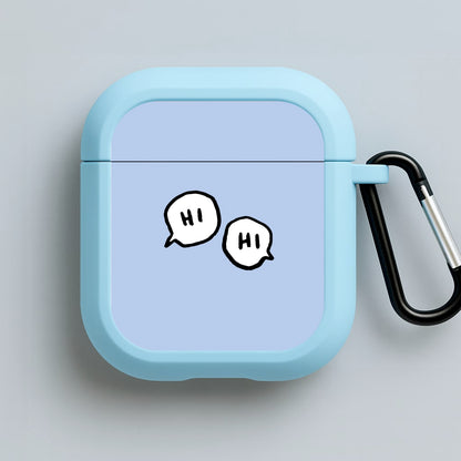 Hi Hi - Heart TV Blue AirPods Case