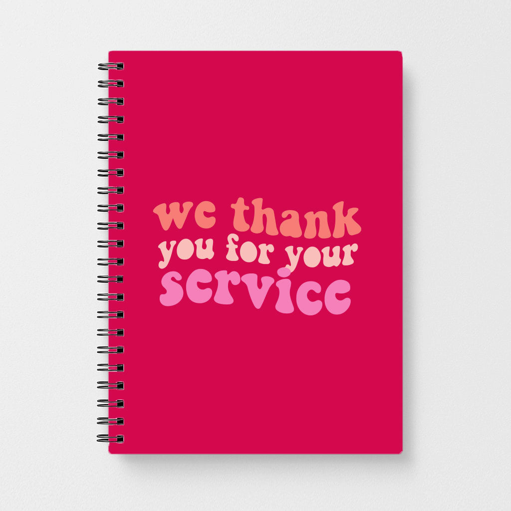 We Thank You For Your Service - Heartstopper Notebook