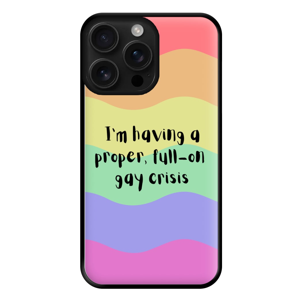 Gay Crisis - Heart TV Phone Case