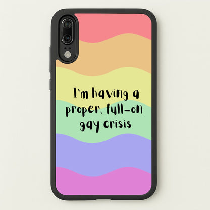 Gay Crisis - Heart TV  - Heartstopper Phone Case for Huawei P20