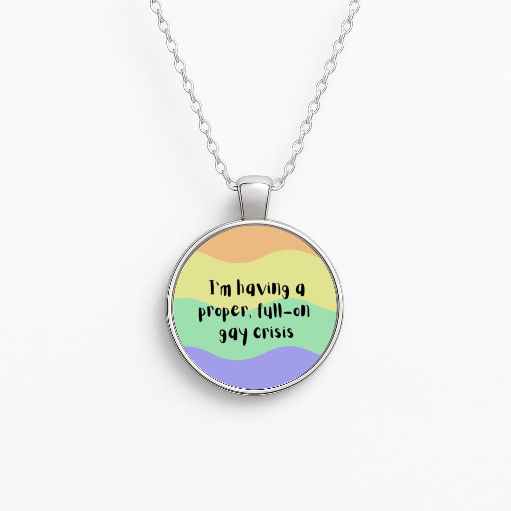Gay Crisis - Heart TV Necklace