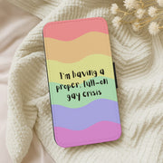 Gay Crisis - Heart TV Flip / Wallet Phone Case 5