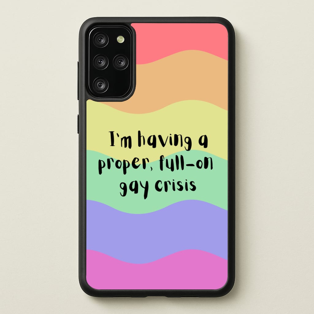Gay Crisis - Heart TV  - Heartstopper Phone Case for Galaxy S20 Plus
