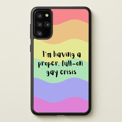 Gay Crisis - Heart TV  - Heartstopper Phone Case for Galaxy S20 Plus