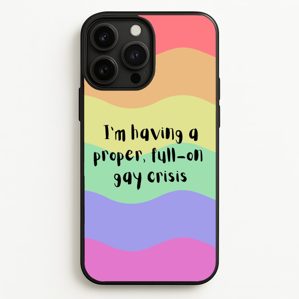Gay Crisis - Heart TV  - Heartstopper Phone Case for iPhone 13 Pro Max