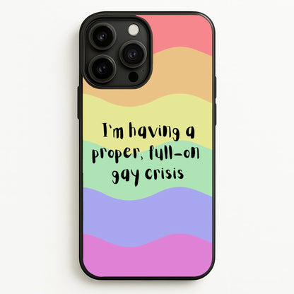 Gay Crisis - Heart TV  - Heartstopper Phone Case for iPhone 13 Pro Max