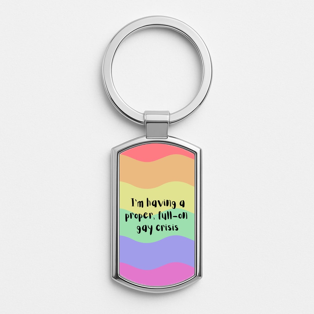 Gay Crisis - Heart TV Luxury Keyring