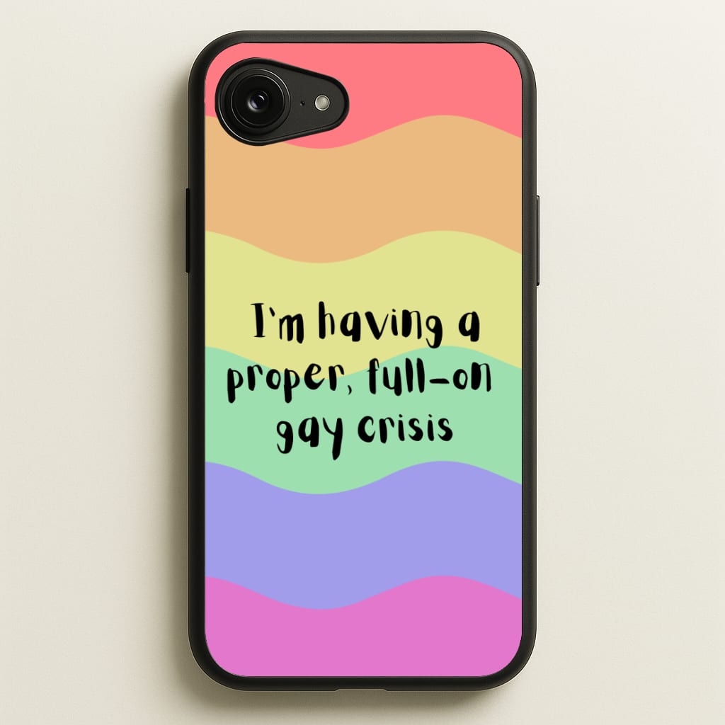 Gay Crisis - Heart TV  - Heartstopper Phone Case for iPhone 16e