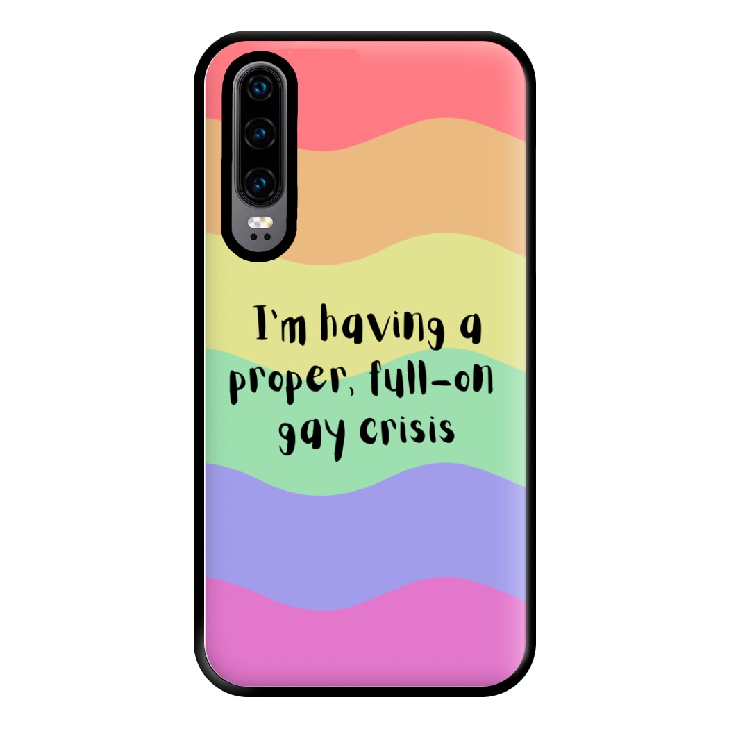 Gay Crisis - Heart TV Phone Case for Huawei P30