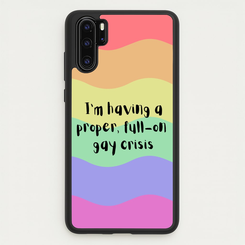 Gay Crisis - Heart TV  - Heartstopper Phone Case for Huawei P30 Pro