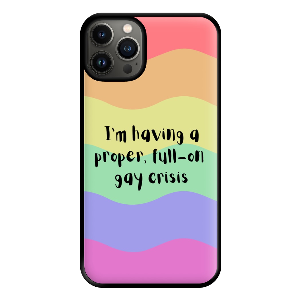 Gay Crisis - Heart TV Phone Case for iPhone 13