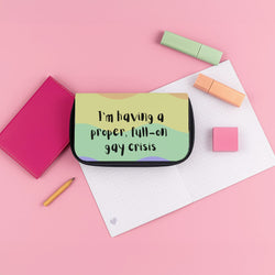 Gay Crisis - Heart TV Pencil Case