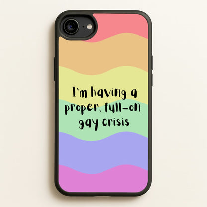 Gay Crisis - Heart TV  - Heartstopper Phone Case for iPhone 6 / 7 / 8 / SE