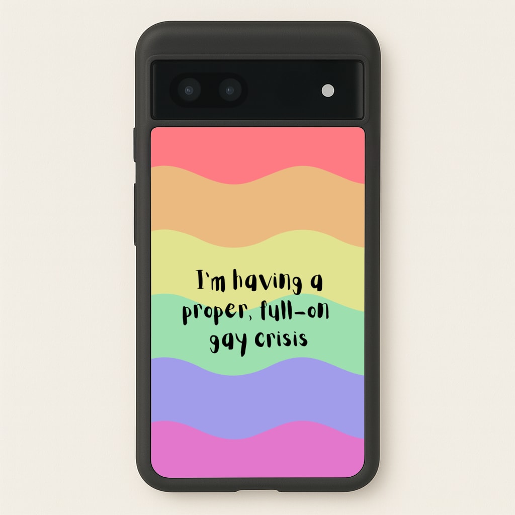 Gay Crisis - Heart TV  - Heartstopper Phone Case for Google Pixel 7a