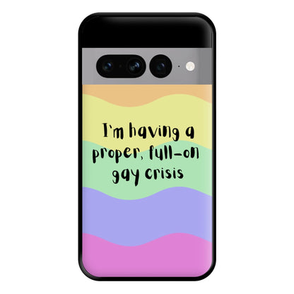 Gay Crisis - Heart TV Phone Case for Google Pixel 7 Pro