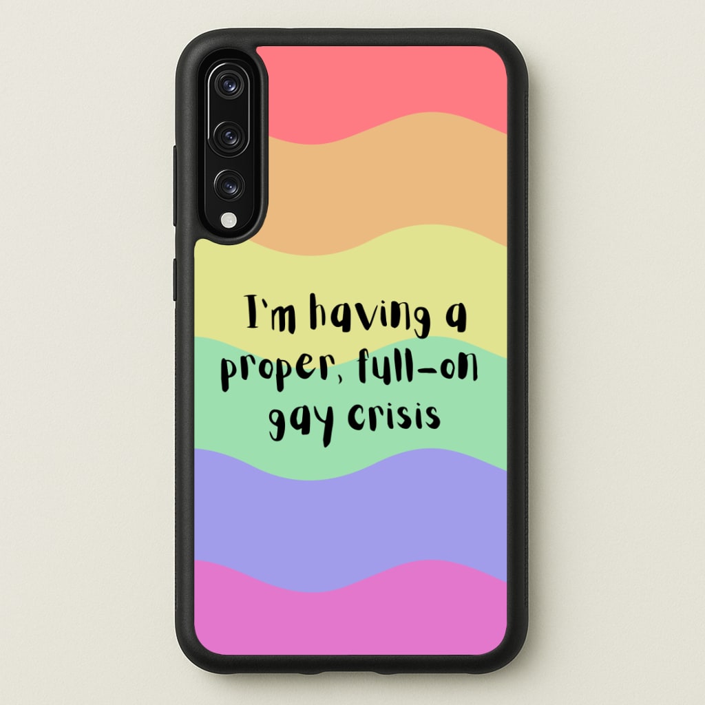 Gay Crisis - Heart TV  - Heartstopper Phone Case for Huawei P20 Pro