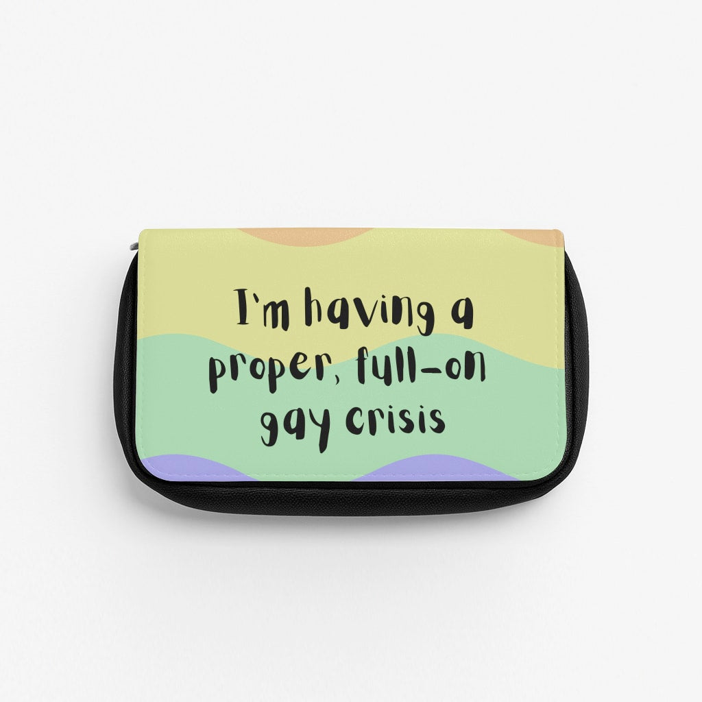 Gay Crisis - Heart TV Pencil Case