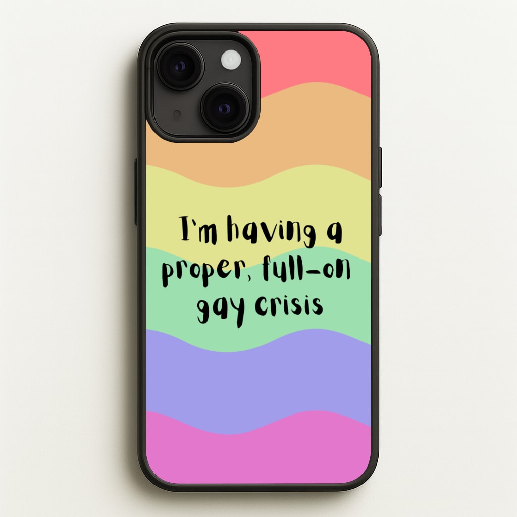 Gay Crisis - Heart TV  - Heartstopper Phone Case for iPhone 13 Mini