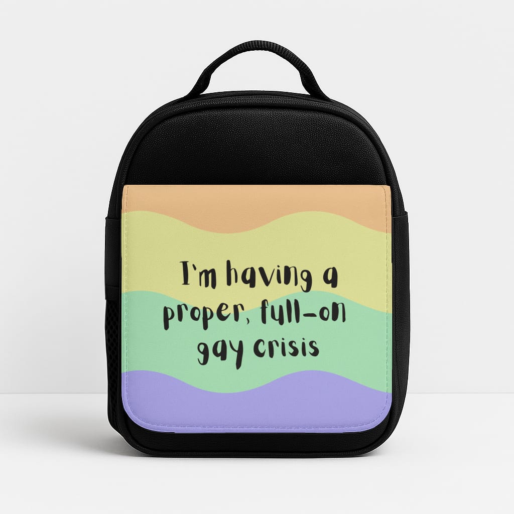 Gay Crisis - Heart TV Lunchbox