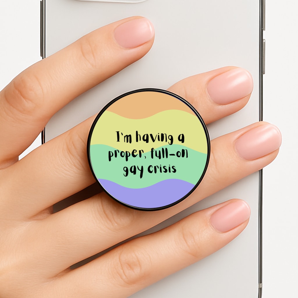 Gay Crisis - Heart TV Phone Grip