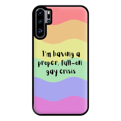 Gay Crisis - Heart TV Phone Case for Huawei P30 Pro