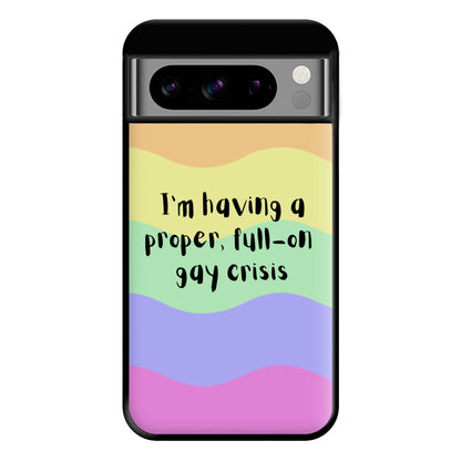 Gay Crisis - Heart TV Phone Case for Google Pixel 8 Pro