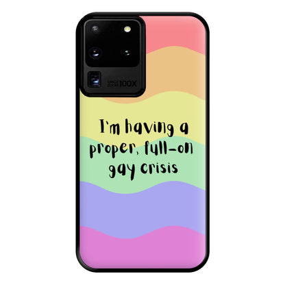 Gay Crisis - Heart TV Phone Case for Galaxy S20 Ultra