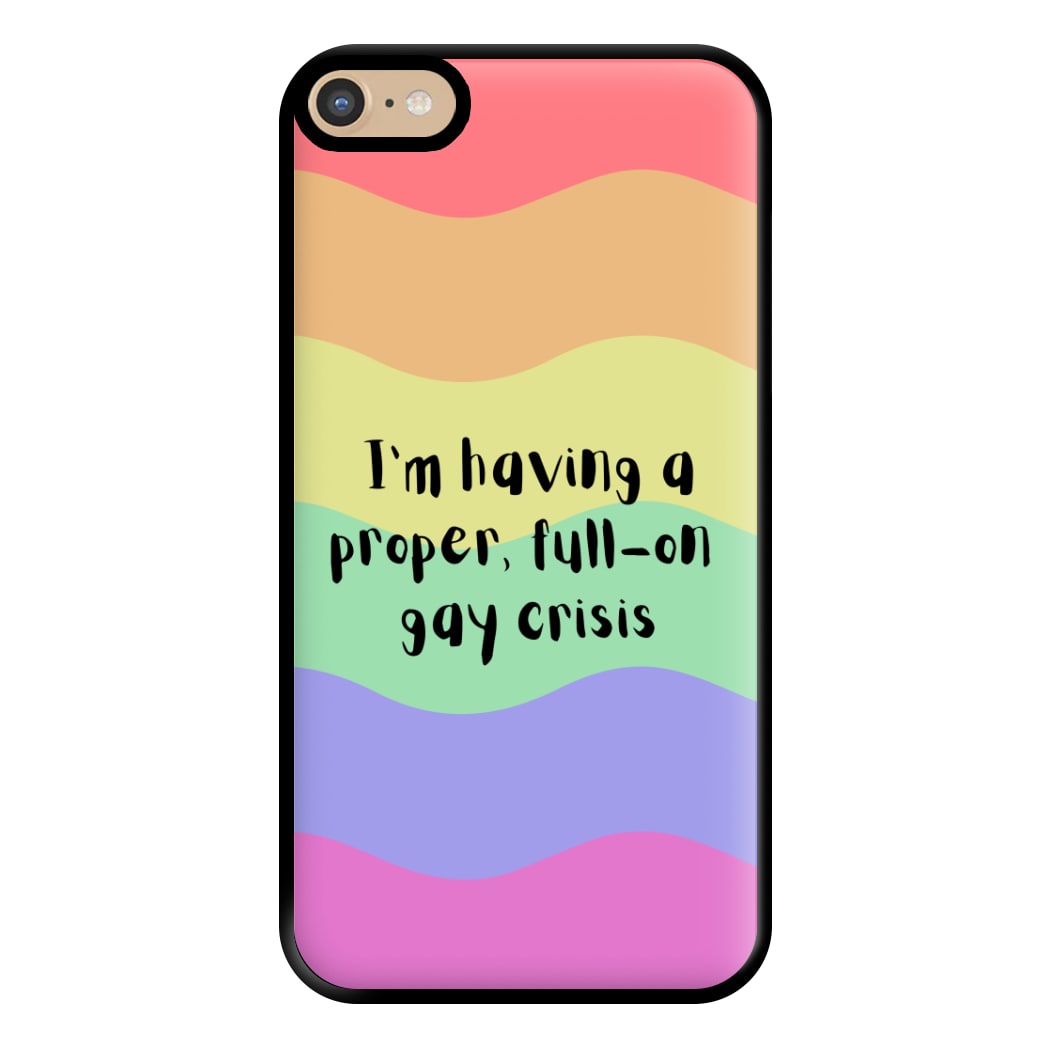 Gay Crisis - Heart TV Phone Case for iPhone 6 Plus / 7 Plus / 8 Plus