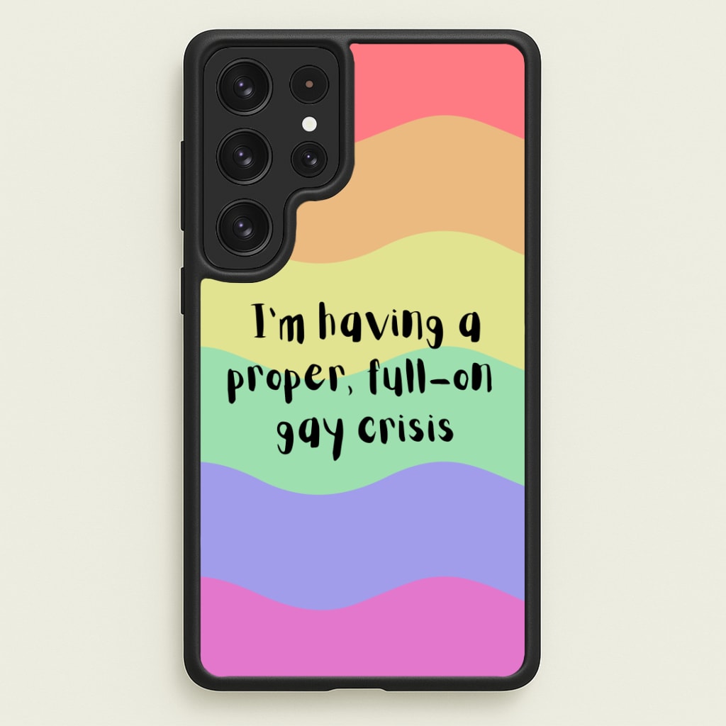 Gay Crisis - Heart TV  - Heartstopper Phone Case for Galaxy S22 Ultra