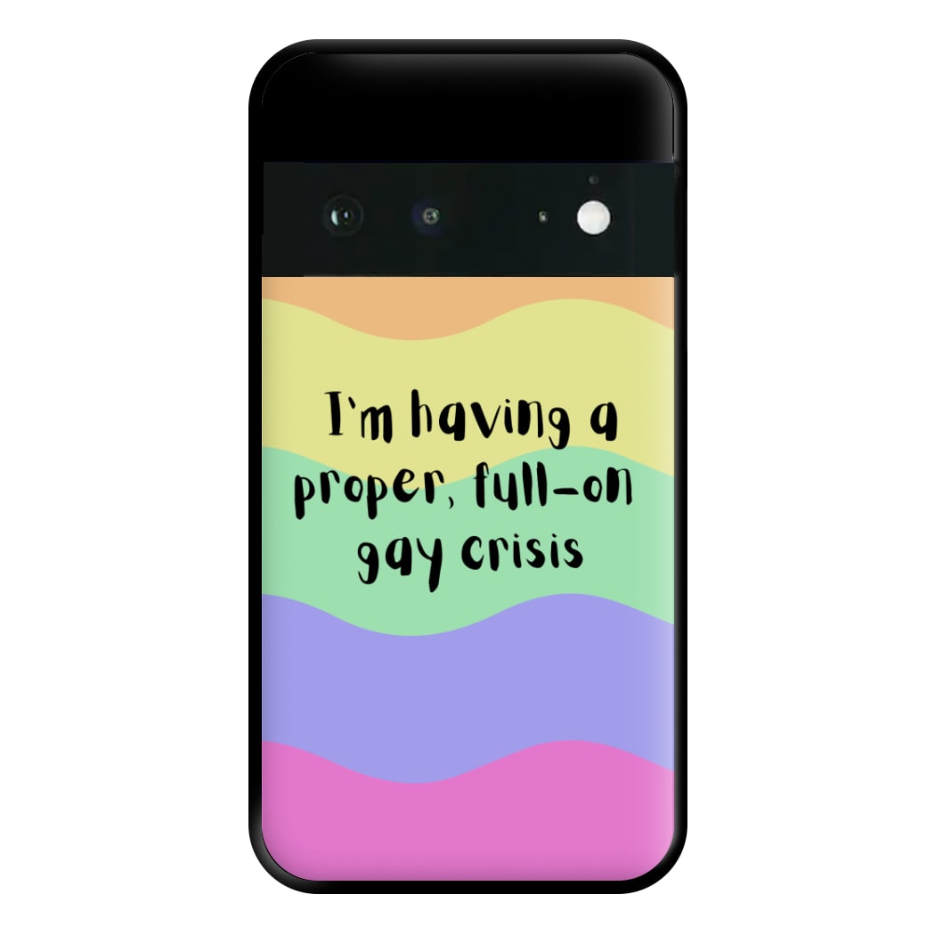 Gay Crisis - Heart TV Phone Case for Google Pixel 6a