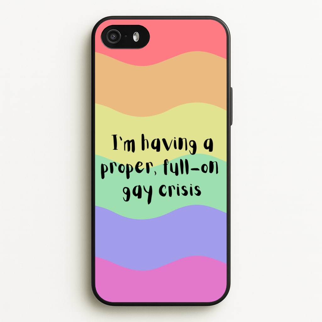 Gay Crisis - Heart TV  - Heartstopper Phone Case for iPhone 5 / 5s / SE 2016