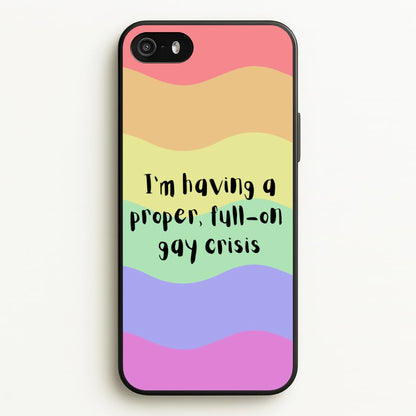 Gay Crisis - Heart TV  - Heartstopper Phone Case for iPhone 5 / 5s / SE 2016