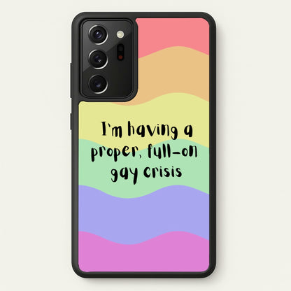 Gay Crisis - Heart TV  - Heartstopper Phone Case for Galaxy Note 20 Ultra