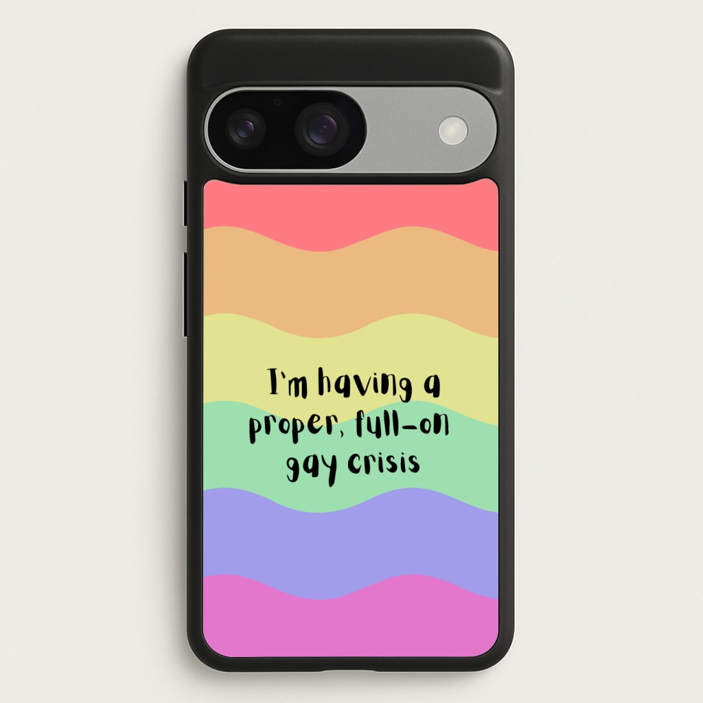 Gay Crisis - Heart TV  - Heartstopper Phone Case for Google Pixel 9 / 9 Pro