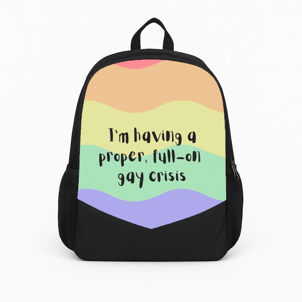 Gay Crisis - Heart TV Backpack
