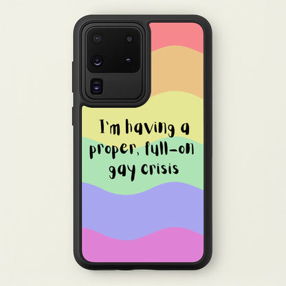 Gay Crisis - Heart TV  - Heartstopper Phone Case for Galaxy S20 Ultra