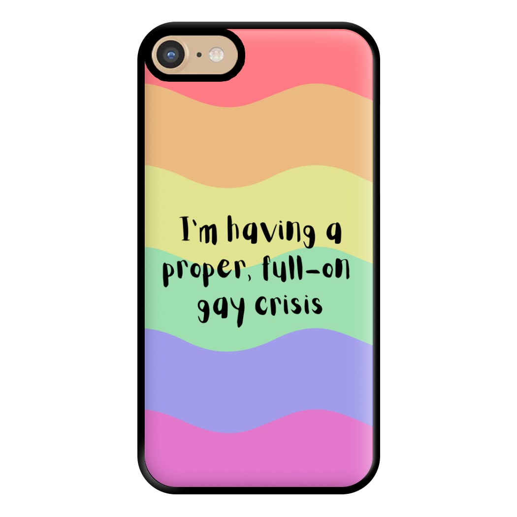 Gay Crisis - Heart TV Phone Case for iPhone 6 / 7 / 8 / SE