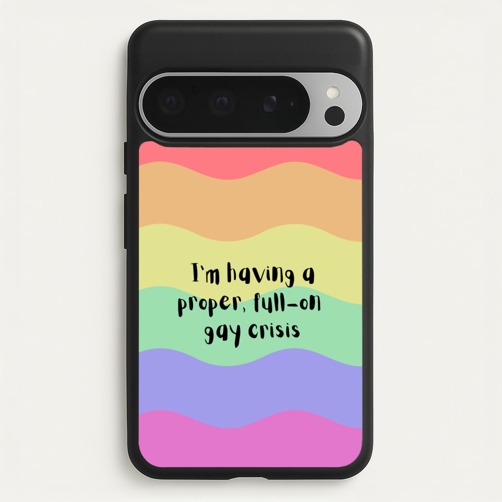 Gay Crisis - Heart TV  - Heartstopper Phone Case for Google Pixel 9 Pro XL