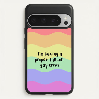 Gay Crisis - Heart TV  - Heartstopper Phone Case for Google Pixel 9 Pro XL