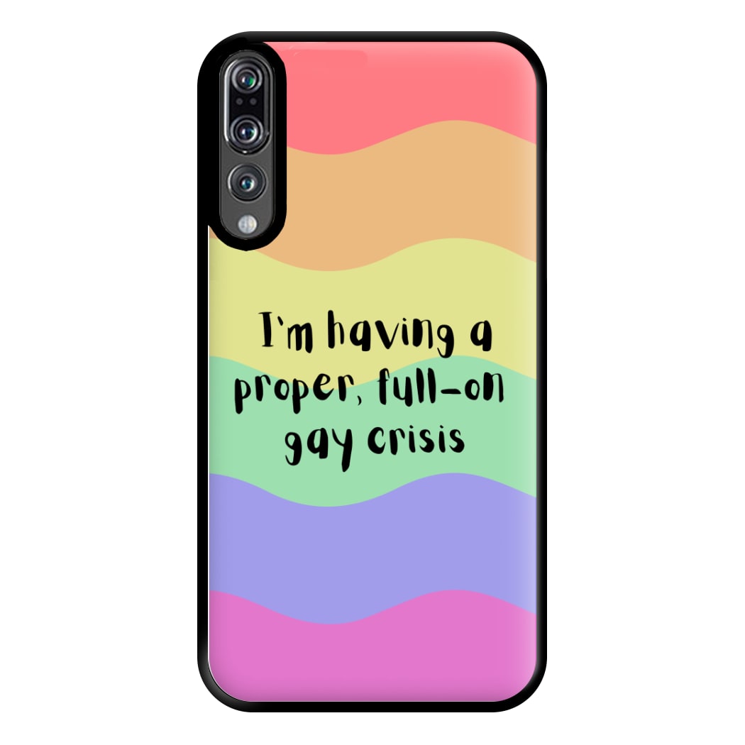 Gay Crisis - Heart TV Phone Case for Huawei P20 Pro