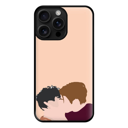 Nick And Charlie Kissing - Heart TV Phone Case for iPhone 16 Pro Max