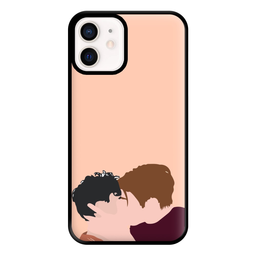 Nick And Charlie Kissing - Heart TV Phone Case for iPhone 12 Mini