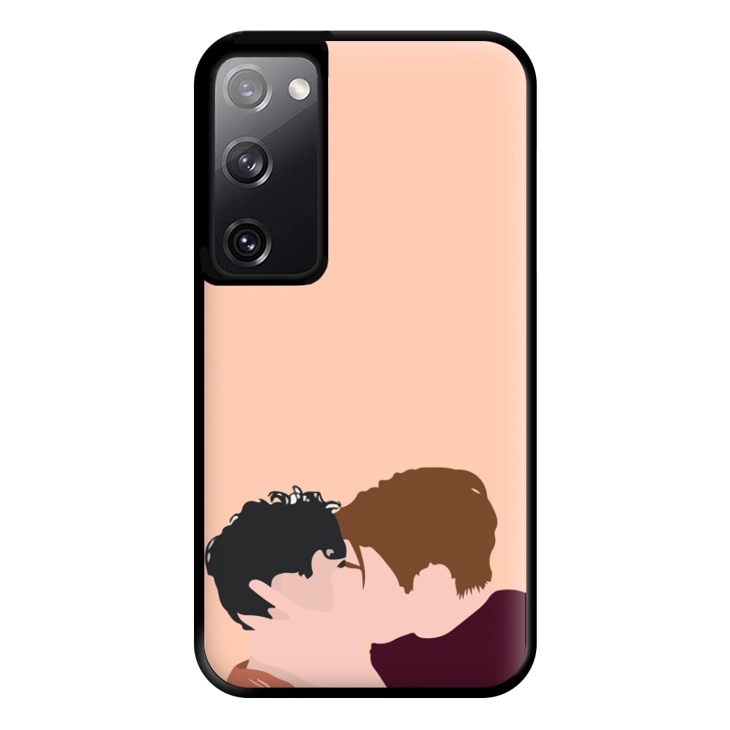 Nick And Charlie Kissing - Heart TV Phone Case for Galaxy S20