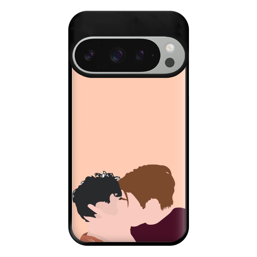 Nick And Charlie Kissing - Heart TV Phone Case for Google Pixel 9 Pro XL