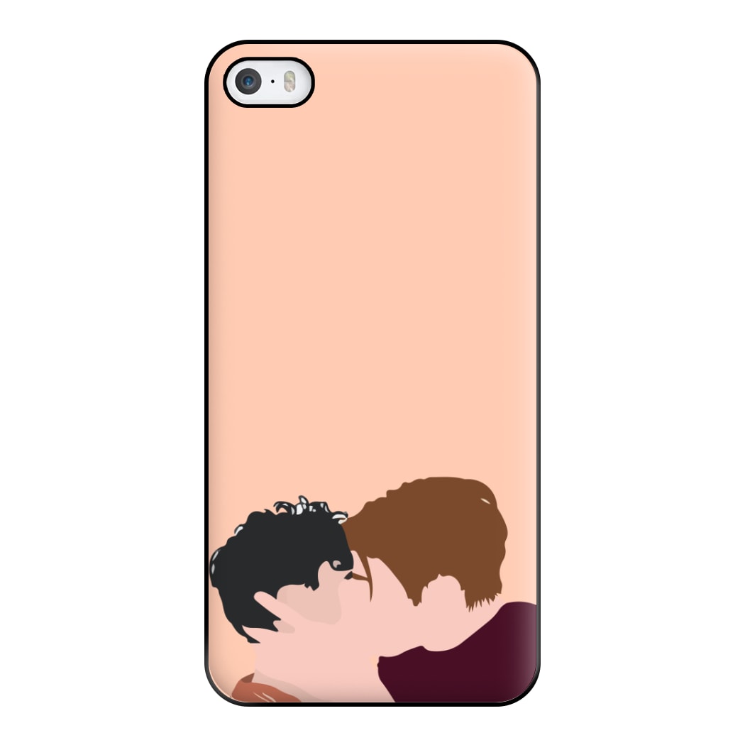 Nick And Charlie Kissing - Heart TV Phone Case for iPhone 5 / 5s / SE 2016