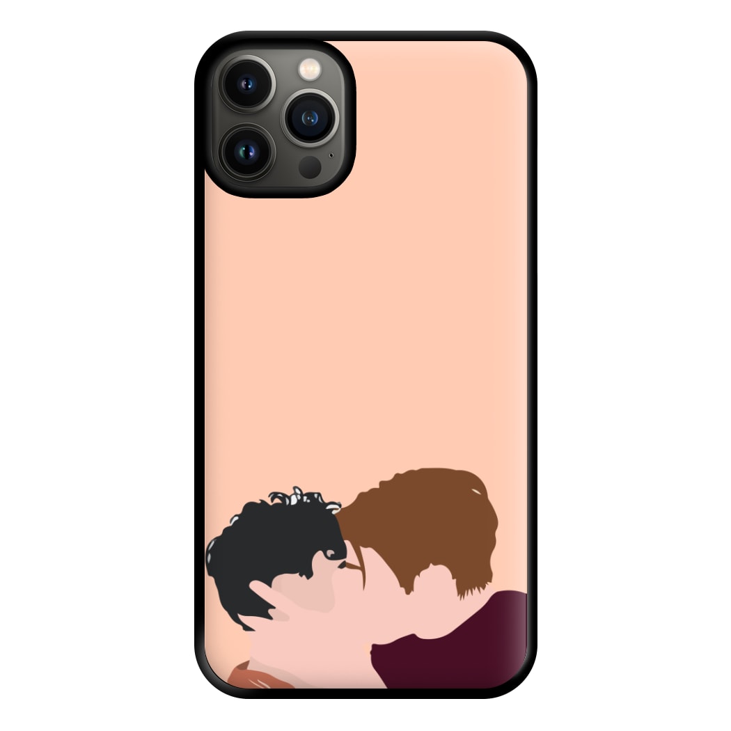 Nick And Charlie Kissing - Heart TV Phone Case for iPhone 13