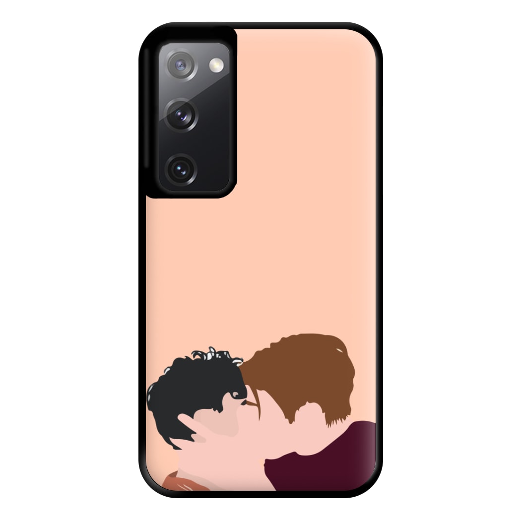 Nick And Charlie Kissing - Heart TV Phone Case for Galaxy S20FE