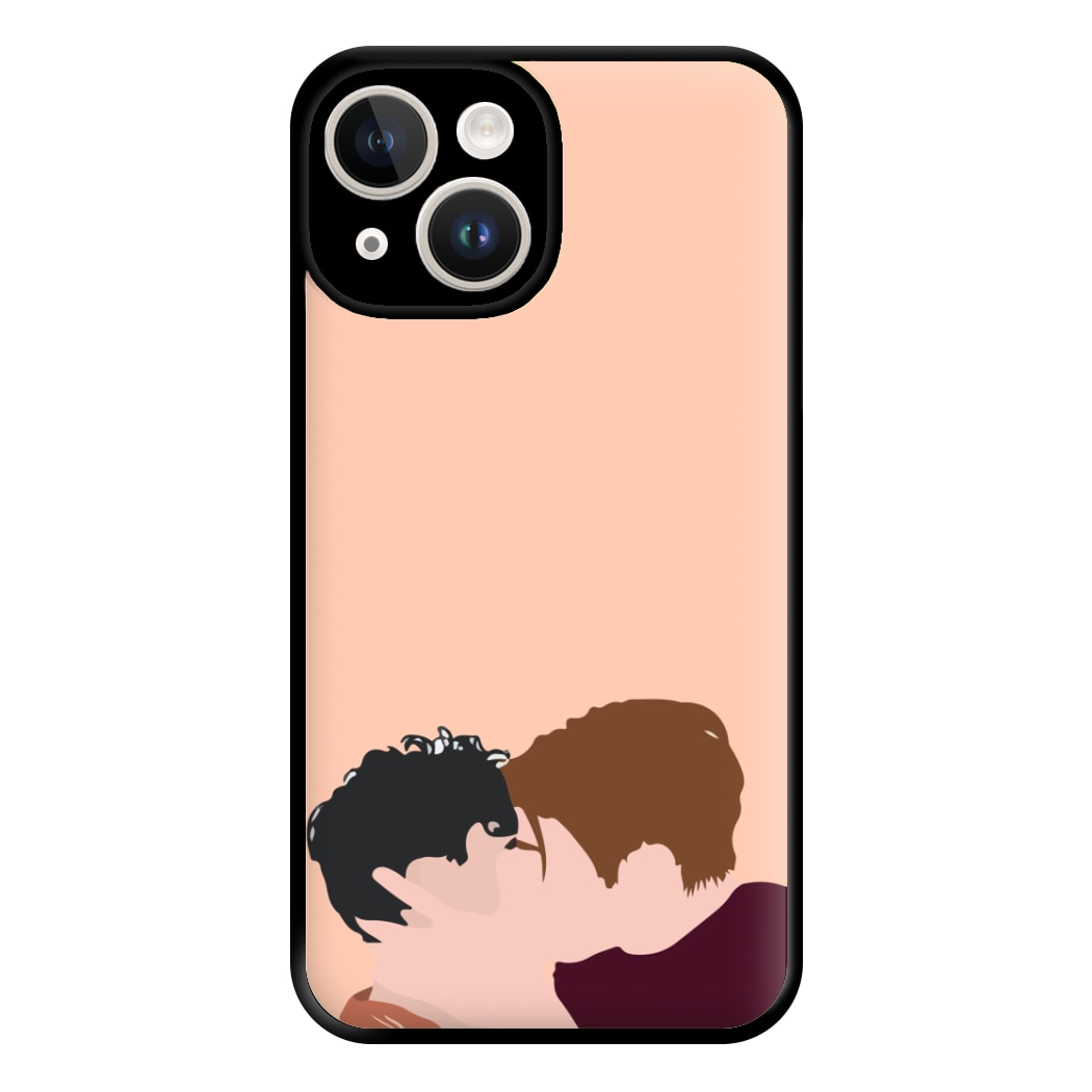 Nick And Charlie Kissing - Heart TV Phone Case for iPhone 14