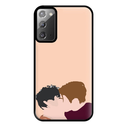 Nick And Charlie Kissing - Heart TV Phone Case for Galaxy Note 20 Ultra